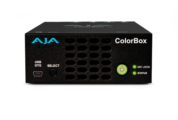 AJA、ポータブルデバイス「ColorBox」発売。高精度な色変換とLUT処理機能を装備