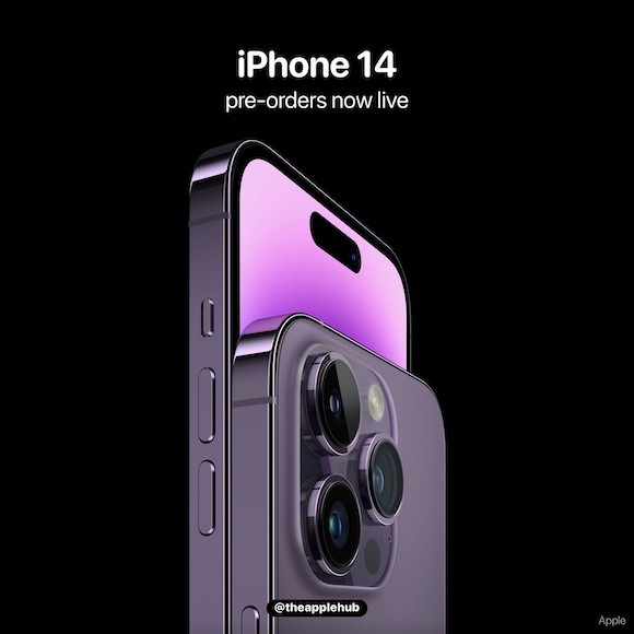 iPhone14 Pro/256GB/ディープパープルが1番人気〜台湾での予約状況