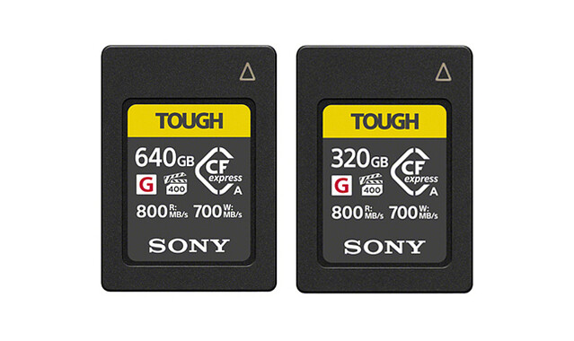 タフな記録メディアTOUGHシリーズのCFexpress Type Aに、320GBと640GBが登場。その価格は…