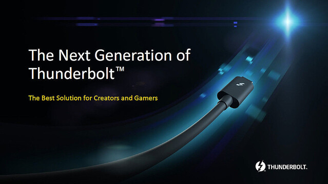 最大帯域120Gbpsを実現、Intelが次世代「Thunderbolt」規格を公開