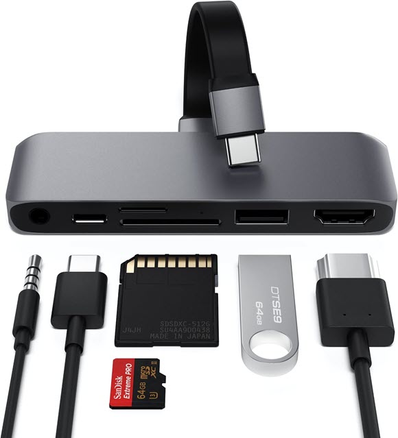 Satechi、M1 iPad向け「USB-C モバイル Pro SD ハブ」発売