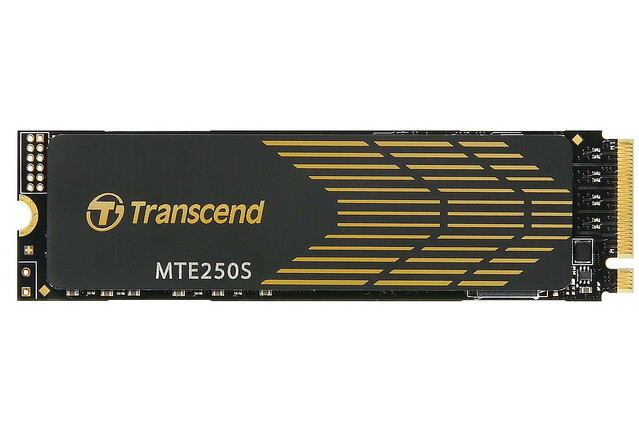トランセンド、PCIe 4.0対応のM.2 NVMe SSD「MTE250S」 1TBと2TBモデル