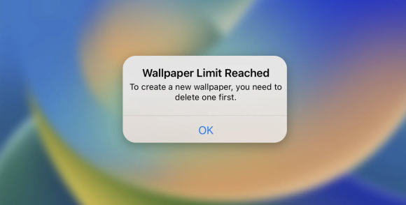 iOS16で保存可能となったロック画面の壁紙枚数には上限あり