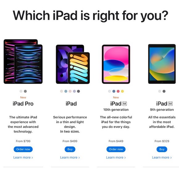 iPad SEがiPad（第9世代）の後継製品になる？低価格帯モデルが必要と指摘