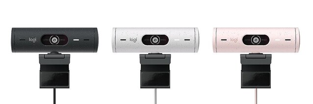 ロジクール、自動光補正やフレーミング機能を備えたWebカメラ「BRIO 500」