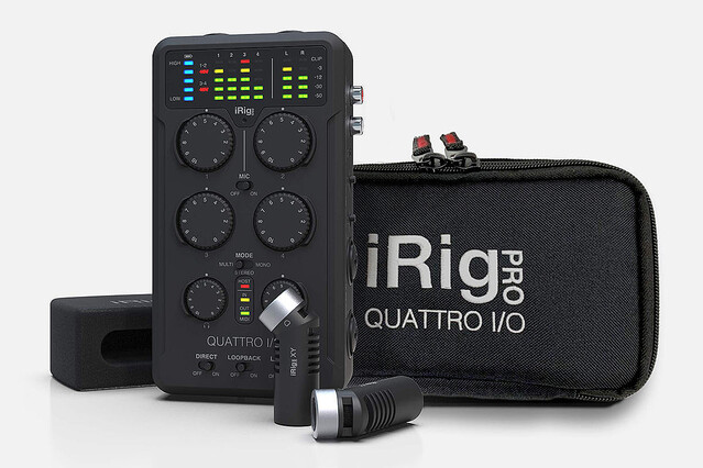 フックアップ、オーディオIFセット「iRig Pro Quattro I/O Deluxe」を発表