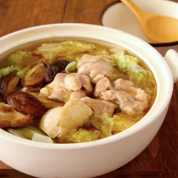 この“うま塩スープ”なら何を入れても美味しい鍋になる！ 「うま塩鶏鍋」の作り方
