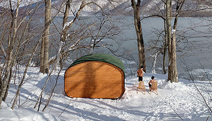 十和田湖で早くも「冬サウナ」の受付開始、期間は12月23日から3月20日まで