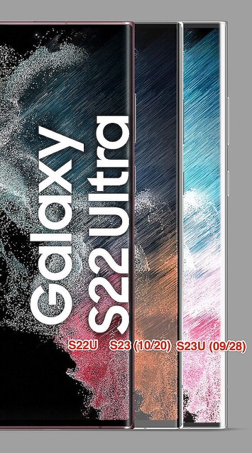 Galaxy S23 Ultraの最新レンダリング画像をリーカーが公開