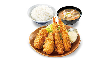 広島産の牡蠣を「かつや」で満喫！ 期間限定で「秋の海鮮フライ定食」を販売