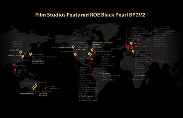 ROE Visual、「Black Pearl 2」パネルをバーチャルプロダクション用途で10万台販売