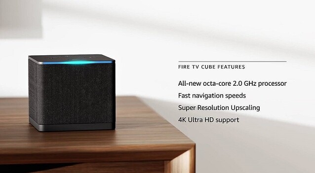 Amazonがストリーミングメディアプレーヤー最上位機種「Fire TV Cube」新モデルの予約受付を開始 Fire TVシリーズ向けProリモコンも発売へ