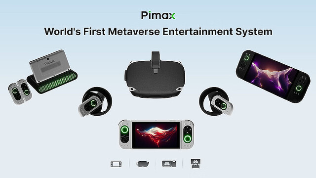 携帯・据え置きゲーム機になってVRもできる新ゲームシステム「Pimax Portal」