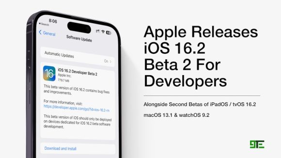 iOS/iPadOS16.2、tvOS16.2などの開発者向けベータ2がリリース
