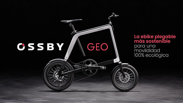 1秒でたためる小型eバイク「OSSBY GEO」。100％再利用素材使用