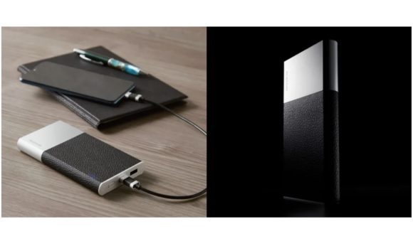 エレコム、シルバーと革シボを基調としたデザインのモバイルバッテリーなど3製品を発売