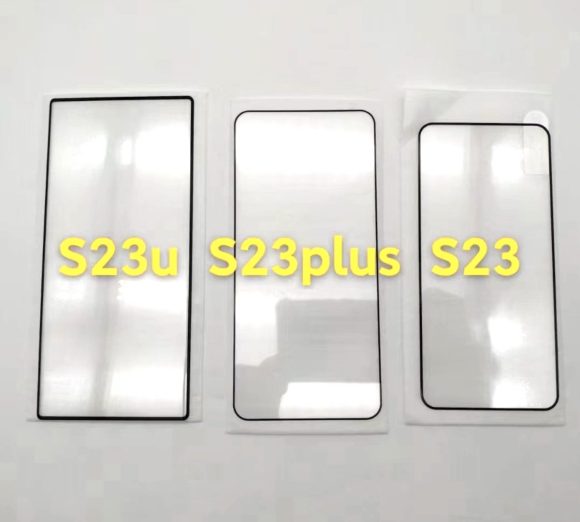 Galaxy S23シリーズの画面保護ガラスがリーク〜Ultraの画面角が噂と違う