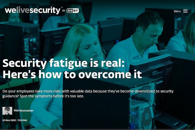従業員が陥る「セキュリティ疲労」で起こる大失態に注意を