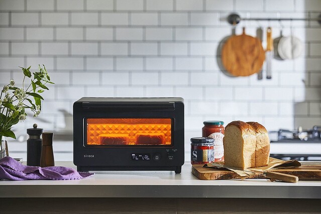 シロカ、食パンの厚みと好みの焼き色を選んで焼き上げるトースター
