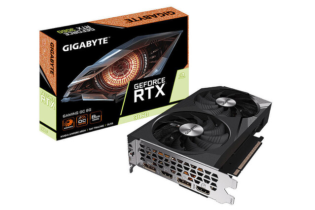 GIGABYTE、8GB版GeForce RTX 3060搭載グラフィックスカード