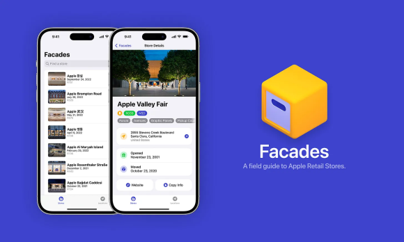 世界のApple Storeの情報を網羅した新作アプリ「Facades」が登場