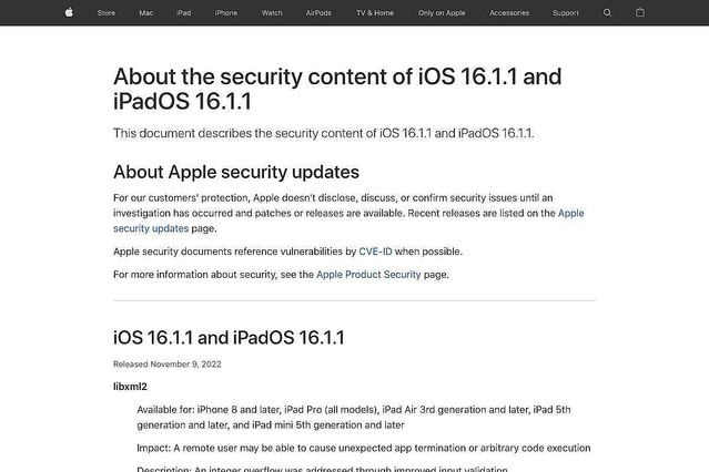 iPhone・iPad・Macに複数の脆弱性、すぐにアップデートを