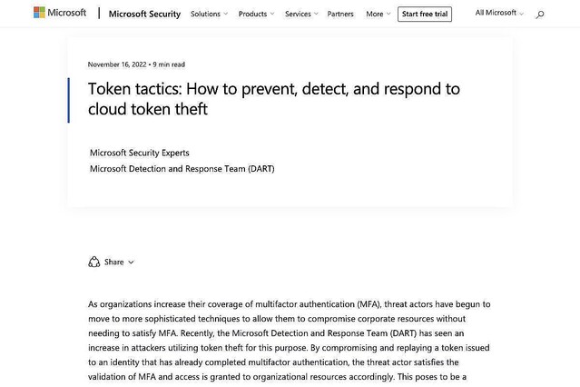 多要素認証(MFA)を回避するサイバー攻撃が流行、Microsoftが警告