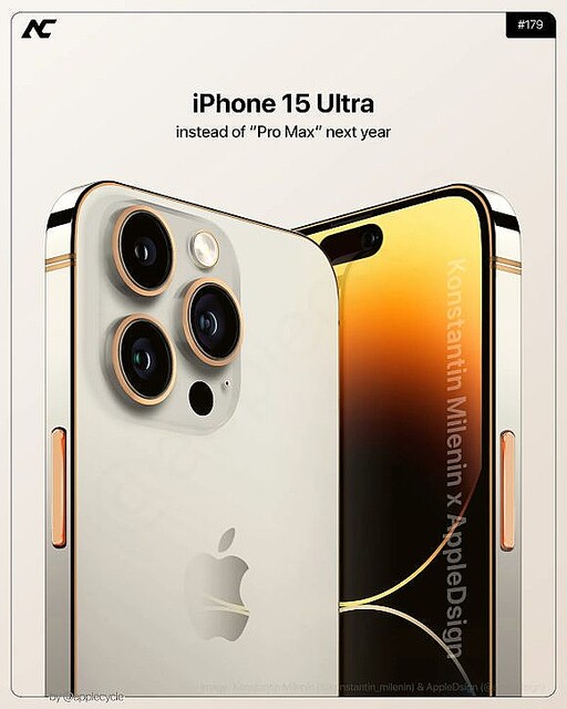 iPhone15 Pro/Ultra用ペリスコープレンズがNRおよび手ブレ補正搭載？