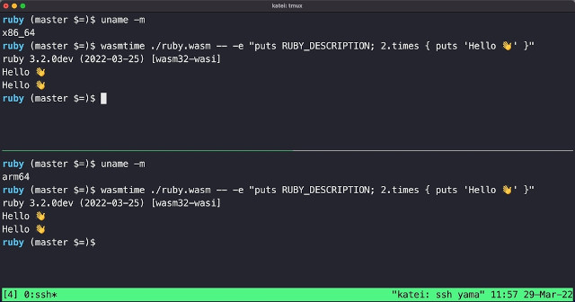 WASIベースのWebAssemblyをサポートする「Ruby バージョン3.2.0」リリース