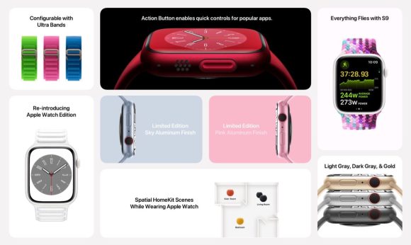 Apple Watch Series 9のイメージ画像〜S9が微細化で性能向上か