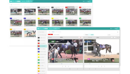 試験公開中！ 「競争馬別のパドック動画」を何度も見られて過去動画も比較できるサービス