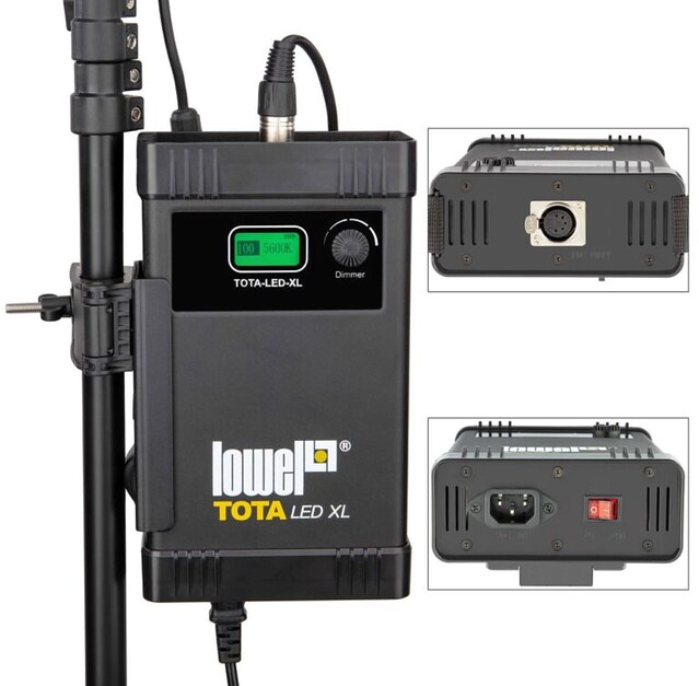 Tiffen、デイライトバランスパネル投光器「Lowel Tota LED XL」発表