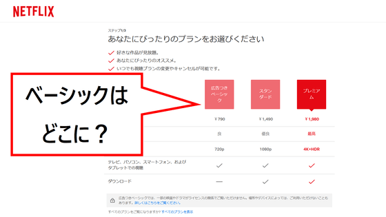 Netflixは最も安い広告なしプランをわざと隠している