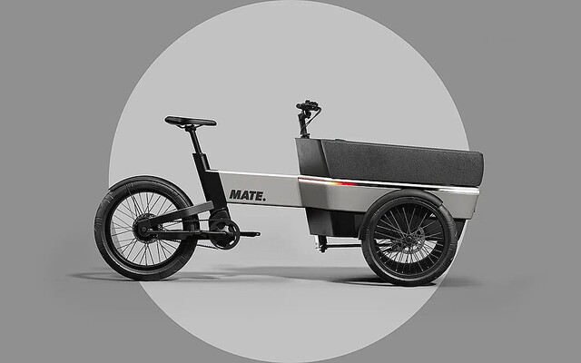 荷台のカスタマイズも自由自在。スタイリッシュな3輪eカーゴバイク「MATE SUV」