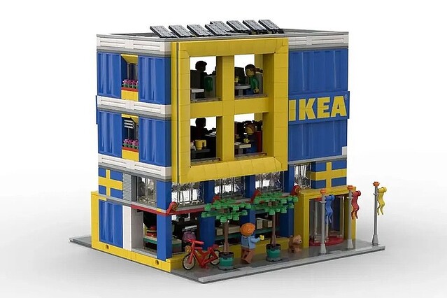 レゴアイデアにイケアのお店が登場。ここなら迷子にならないぞ