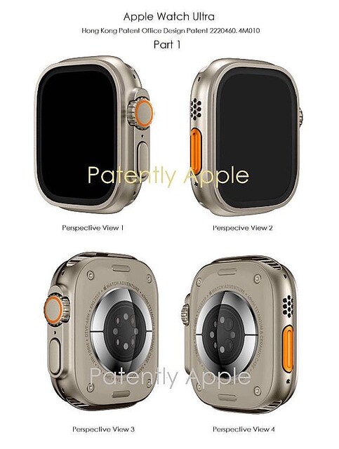 Apple Watch Ultraがデザイン特許を取得