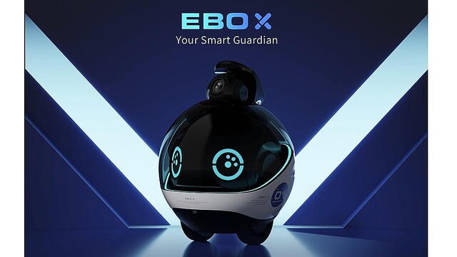 可愛くても自宅警備はお任せあれ。球体ロボ「EBO X」