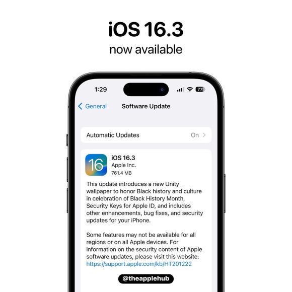 iOS/iPadOS16.3、watchOS6.3がリリース〜リリースノートを確認