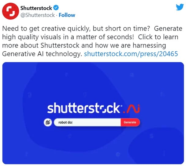 Shutterstockが「AI生成ツール」の提供開始 「生成された画像の著作権について知りたい」「この発表を受けて株価がどうなるか興味津々」