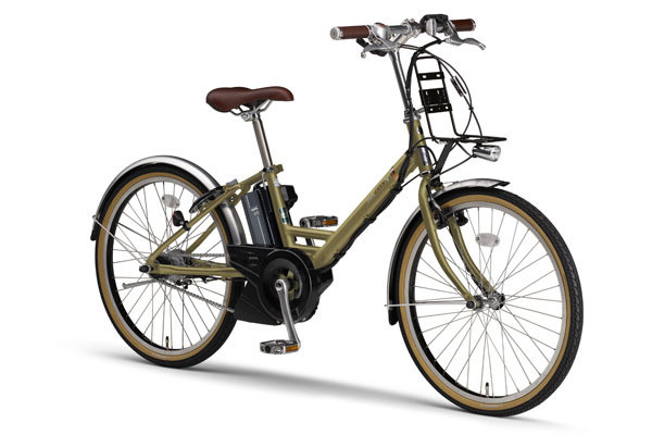 ヤマハ、5段変速の24型電動アシスト自転車「PAS CITY-V」に2023年モデル
