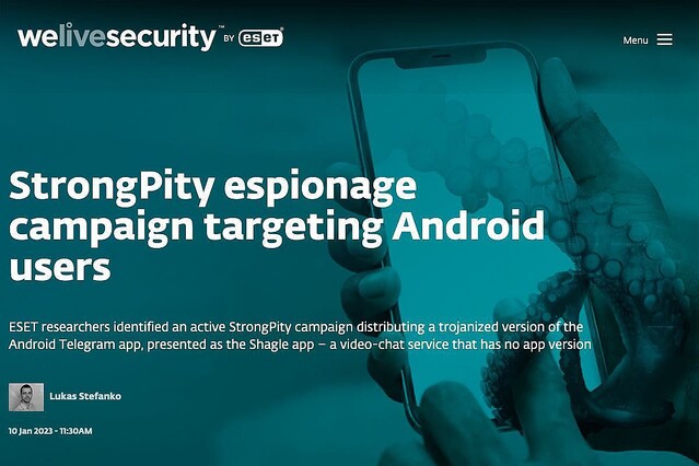 Androidユーザー標的にしたスパイ登場、正規のアプリに似ていても警戒を