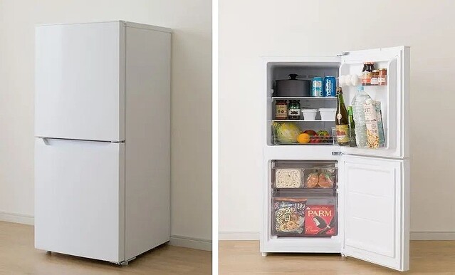 ニトリ、36,900円の121Lファン式冷蔵庫 – 従来比で冷凍庫容量を25％拡大