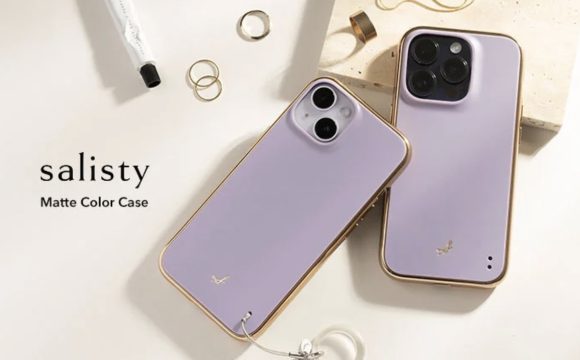 Hamee、「salisty」からiPhone14シリーズ用ラベンダー色ケース発売