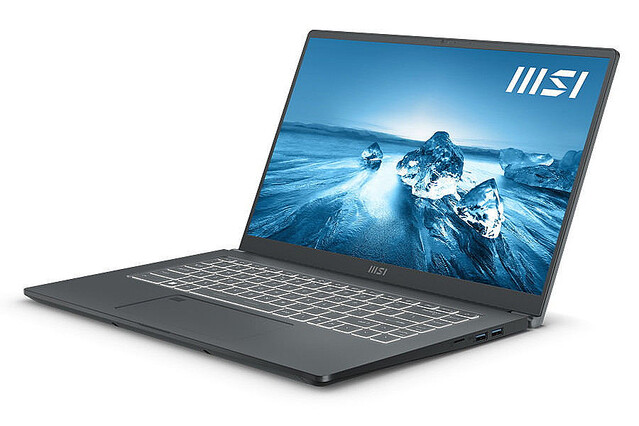MSI、i7-1280P・GeForce RTX 3050 Ti Laptop搭載の15.6型ノートPC