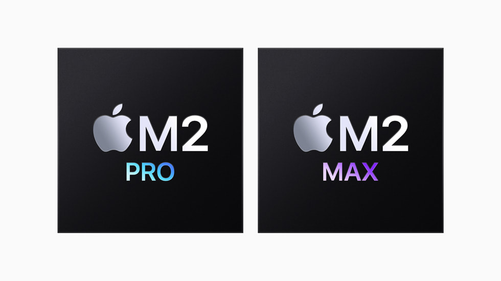 Apple、次のレベルのワークフローを可能にする次世代チップのM2 ProとM2 Maxを発表
