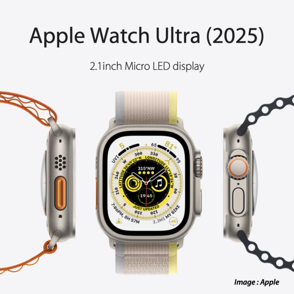 Apple Watch Ultra用マイクロLED、3大アライアンスのどれかを採用？