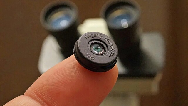 偏光機能も備えたスマホ用顕微鏡レンズ「microHunter PL」