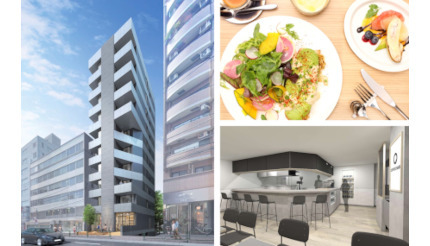 毎朝無料で朝食が楽しめる日本初のマンション、「LUMIEC MEGURO」2023年3月オープン