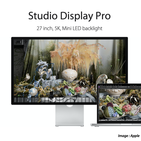 Studio Display Pro、明るく美しい画質で今年3月に発売か