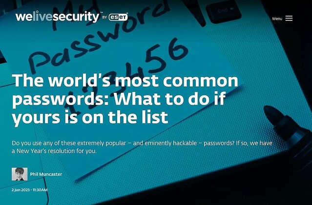 流出したパスワードランキングで自分のパスワードの危険性を確認しよう